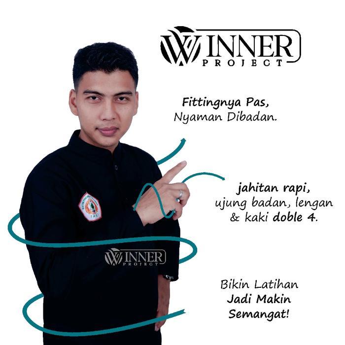 Seragam Pencak Silat Hitam Ipsi Baju Silat Ipsi Pemula