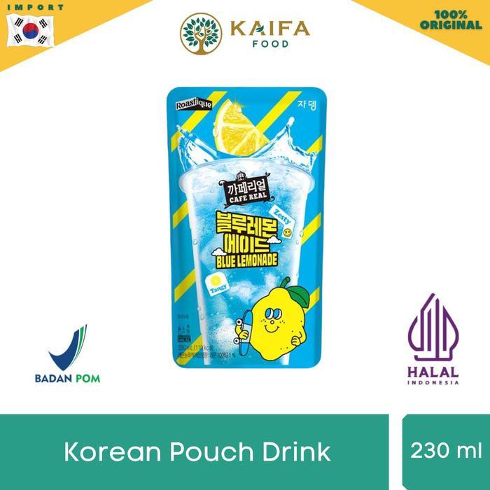 Yummy Jardin Blue Lemonade - Minuman kemasan rasa lemon