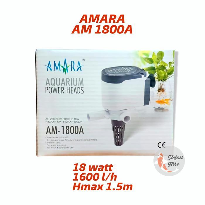 AMARA AM 1800 A POWER HEAD POMPA CELUP AQUARIUM AMARA 1800A AMARA 1800