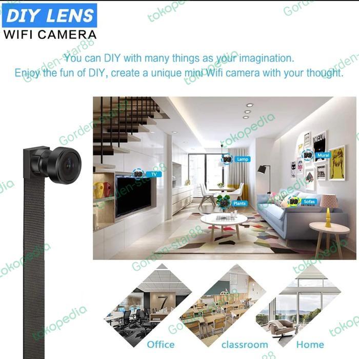 READY CCTV LENSA WIDE SPY CAM PALING KECIL YANG GAK BAKAL KETAHUAN