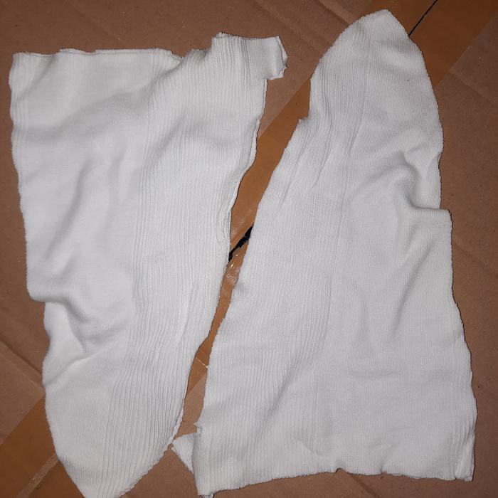 KAIN LAP PUTIH KAOS SINGLET / MAJUN PUTIH HING