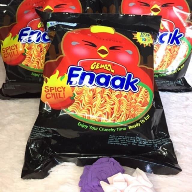 SNACK MI GEMEZ ENAAK KREMES SPICY CHILI AYAM KECAP MIE GEMES ISI 3