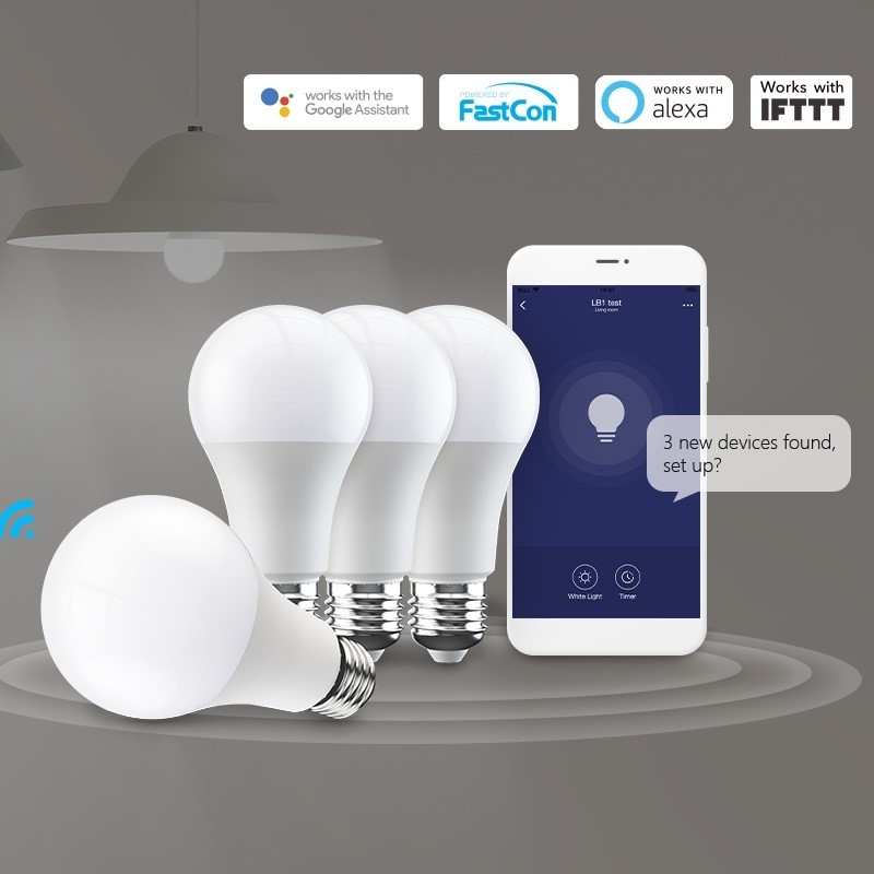 4-Pack BroadLink Smart Light BestCon LB1 Dimmer LED Bulb Light Voice