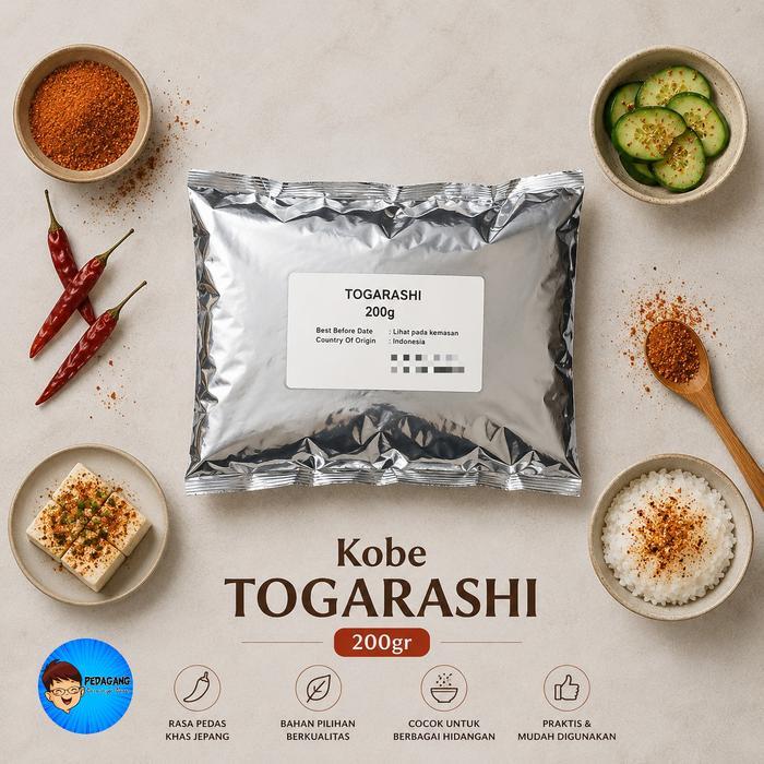 READY [PBB] Kobe Togarashi 11 200gr Cabe Bubuk Jepang Cabai Bubuk Jepang Shichimi Togarashi Bumbu