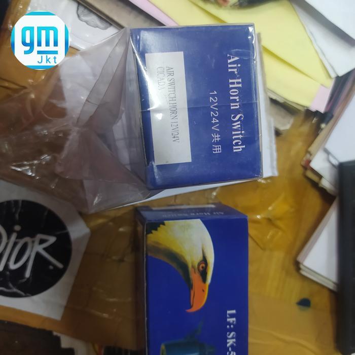 Switch Klakson Trompet Angin- Air Horn /Big Horn Merk Cicada Sk-501