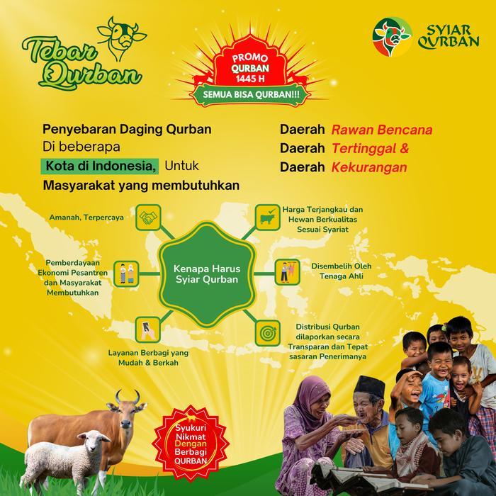 READY Domba Kambing atau Sapi 1/7 Tebar Qurban Full Distribusi Hewan Qurban