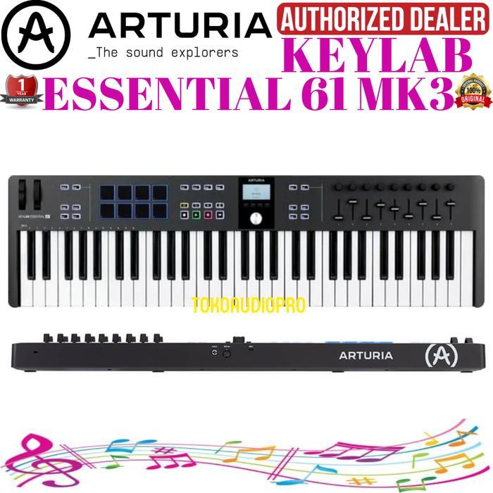 Arturia KeyLab Essential 61 61-key Keyboard Controller MK3