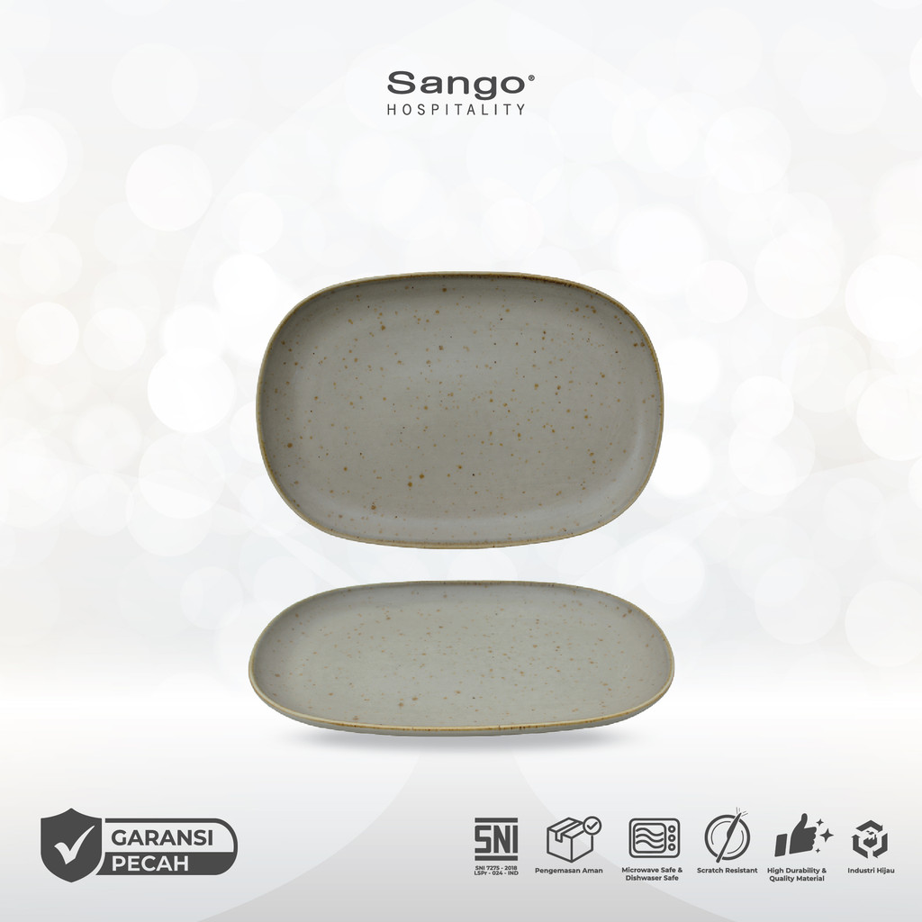 Sango Ora Avola Piring Saji/Platter Kecil Small Platter Keramik Hotel Restoran Cafe