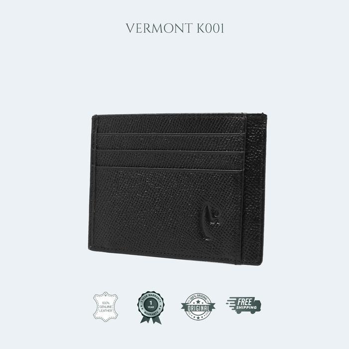 Vermont K001 Dompet Kartu Kulit Asli