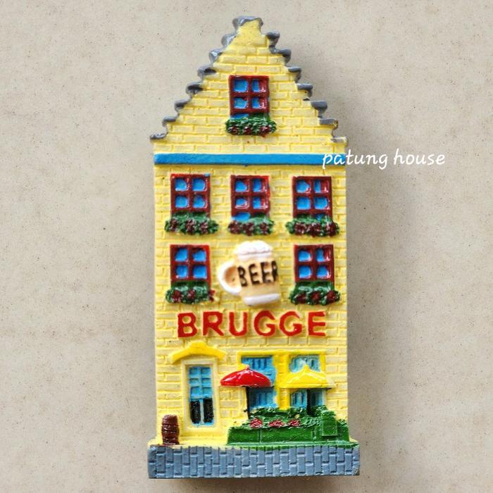 Fridge Magnet Kulkas Souvenir Brugge Belgium Belgia