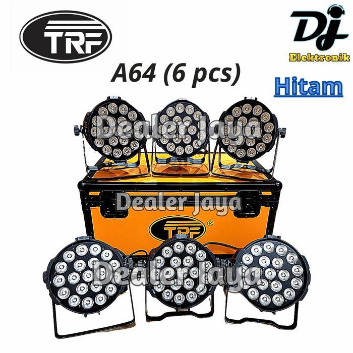 TRF RDW Lampu Lighting / Parled A64 (RGBW) + Hardcase (6 biji)