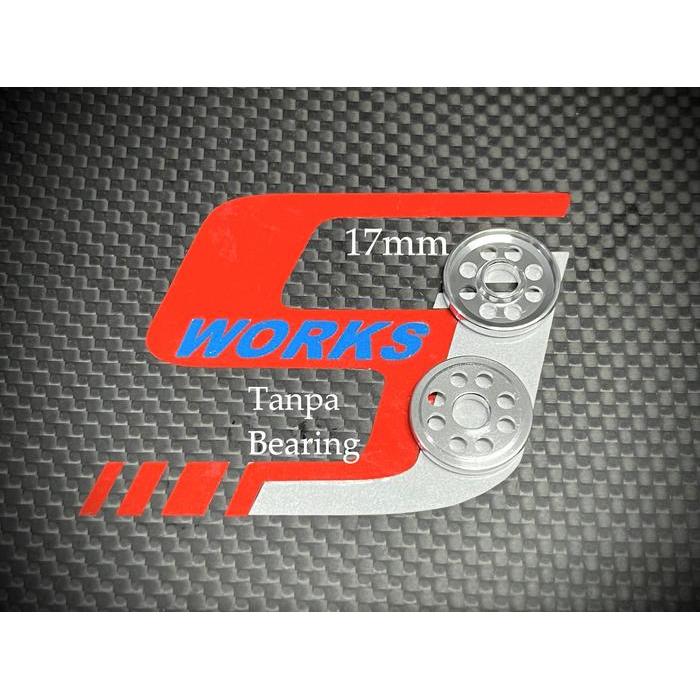 Rep Tamiya 95563, KOSONGAN Lighweight Roller 17mm