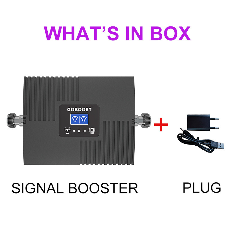 GOBOOST 2 Band Signal Booster Gsm 850 900 2G 3G 2100 ellphone Repeater LTE 4G AWS 1700 PS 1900 DS
