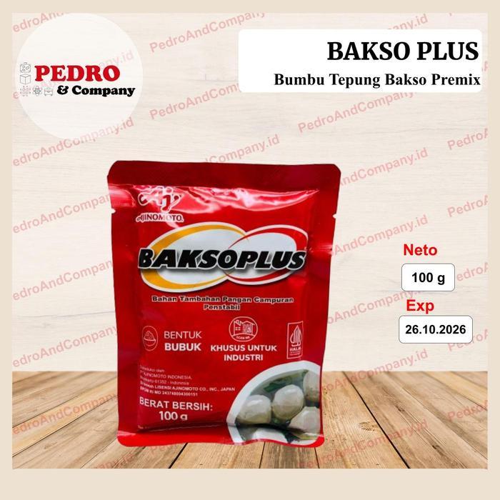 SALE Ajinomoto Baksoplus tepung bakso 100 gram premix flour READY