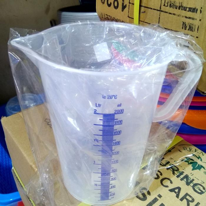 Gelas Takaran Ukur 2 Liter Green Leaf 1832