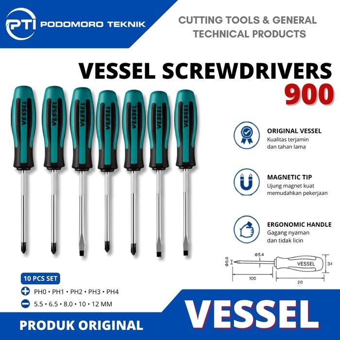 VESSEL SCREWDRIVES 900 OBENG MEREK VESSEL 900 PROMO
