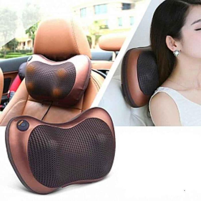 BANTAL PIJAT LEHER 8 BOLA UNTUK DI MOBIL DAN RUMAH BERKUALITAS