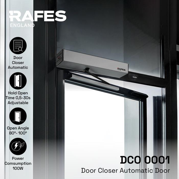 RAFES DOOR CLOSER AUTOMATIC DOOR - HOLD OPEN SYSTEM - DOOR WEIGHT 500KG - DCO 0001