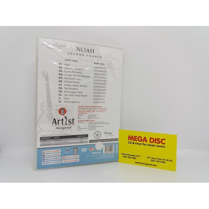 Flash Sale Dvd Karaoke Noah - Second Chance Album Lagu Musik Indonesia Original