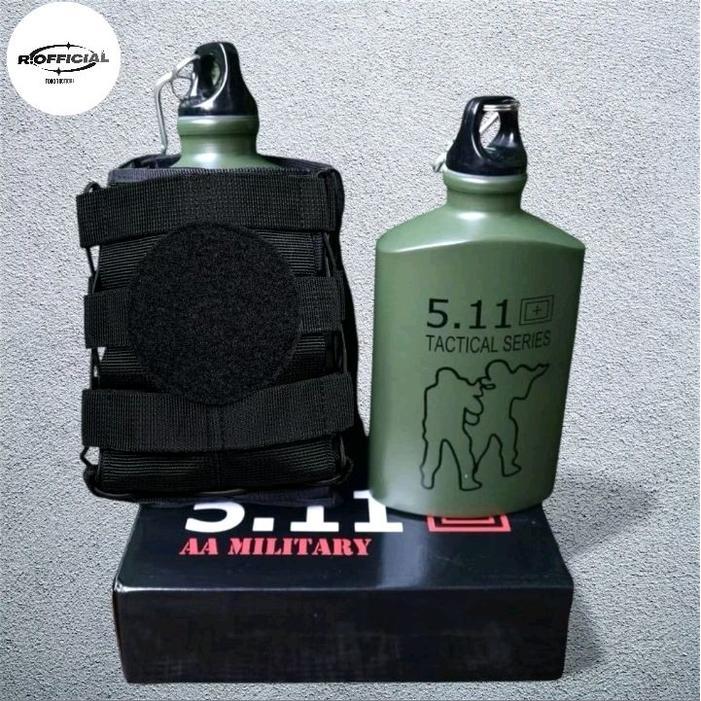 Pouch Botol Tactical 5 11/ Botol Tactical Satu Set / Peples Tactical Co