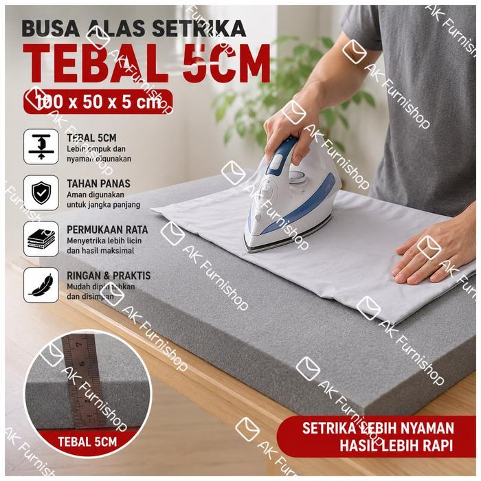 > Busa Alas 5CM Setrika Gosok / Tatakan Setrika Tahan Panas