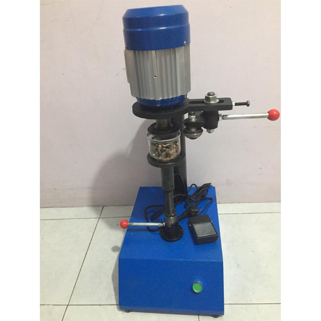Mesin Seamer Manual Toples Kaleng TIN / PET CAN Seamer Seaming Machine