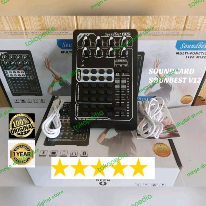 SOUNDCARD SOUNDBEST V12/LIVE STREAMING MUSIK SOUNDCARD SOUNDBEST V12