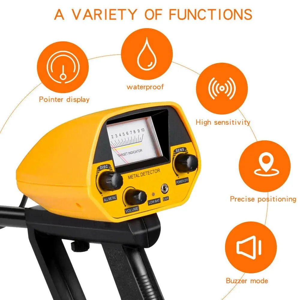 MD5090 Metal Detector Detection Instrument Underground Metal Detector Metal Finder Gold Detector