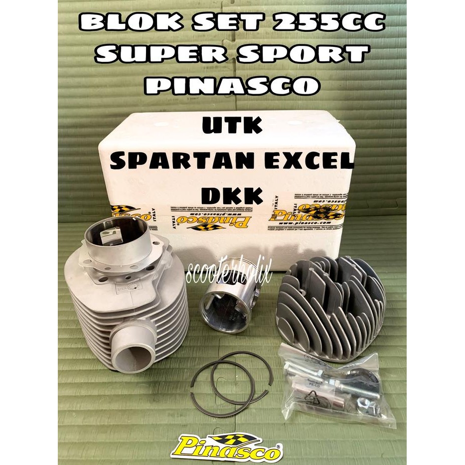 Blok Set PINASCO SPORT 225cc utk Vespa PX EXCEL 200 SPARTAN dkk