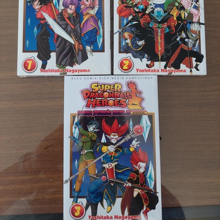 Komik Super Dragon Ball Heroes Set Vol 1-3 Segel Ori
