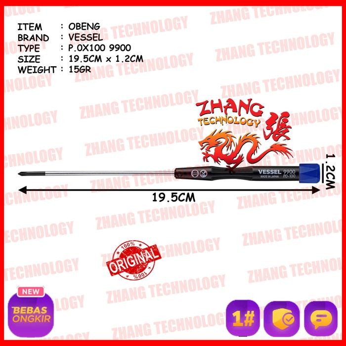 Stok Terbatas Obeng Vessel 9900 + Plus Obeng Laptop Handphone Hp Android Ori Japan Terlariss 
