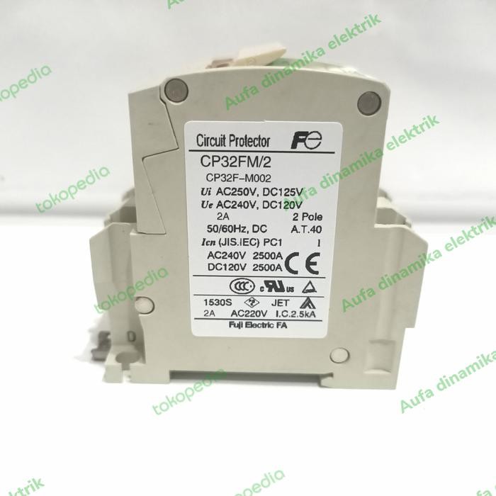 CP32FM/2A CP32FM/3A CP32FM/5A Circuit Breaker 2 pole Fuji