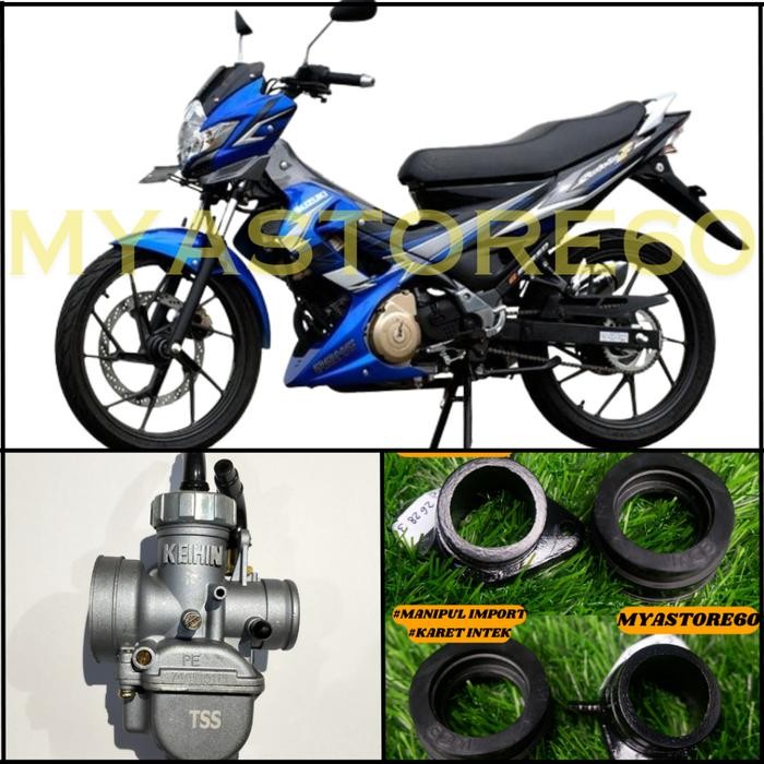 Paket Pnp Suzuki Satria Fu Langsung Pasang Karburator Pe24 Pe26 Pe28 Keihin Carburator Pe 24 26