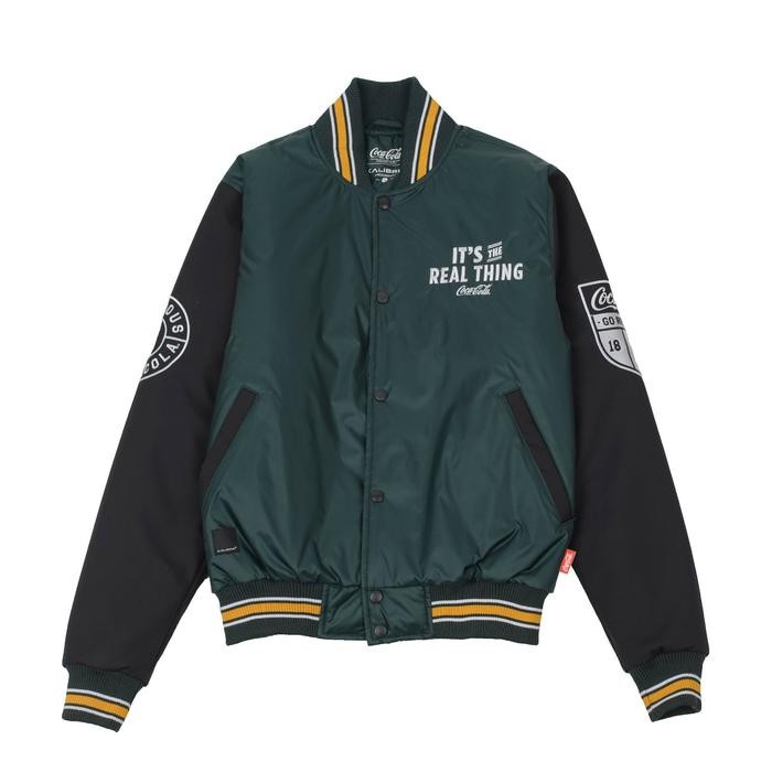 ASLI Kalibre Coca-Cola Jaket Varsity 970485 READY STOCK