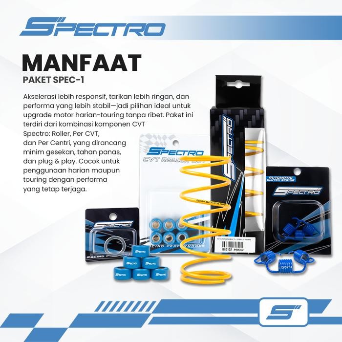 SALE  SPECTRO PAKET CVT SPEC 1 BEAT FI SCOOPY FI ESP GENIO BEAT NEW DELUXE SCOOPY PRESTIGE KIRIAN