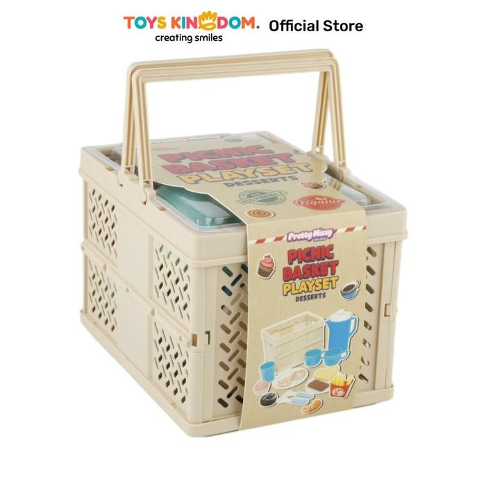 DISKON PRETTY MISSY SET PICNIC BASKET DESSERT