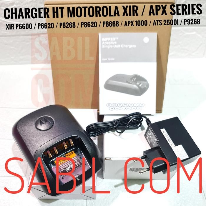 CHARGER HT MOTOROLA APX1000 XIR P6620i P6600 APX 1000 P8668i ATS2500i