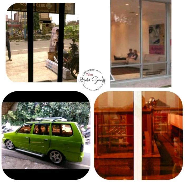 KACA FILM RIBEN WARNA COKLAT