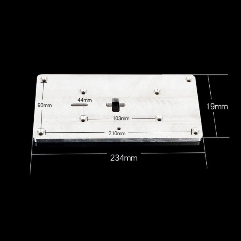 reciprocating saw and jig saw machine Flip Plate guide table chamfering board Woodworking DIY tool
