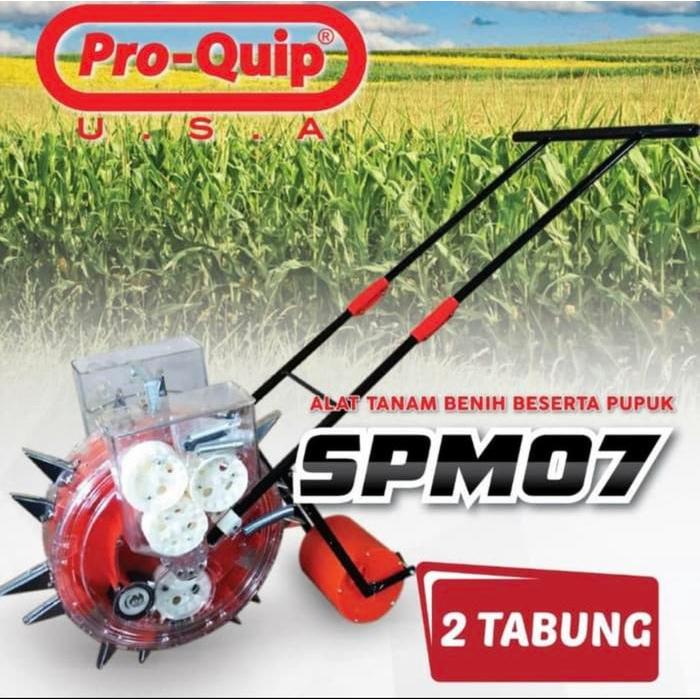 Alat Tanam Jagung 2 Tabung Tanam Jagung Dorong Terbatas