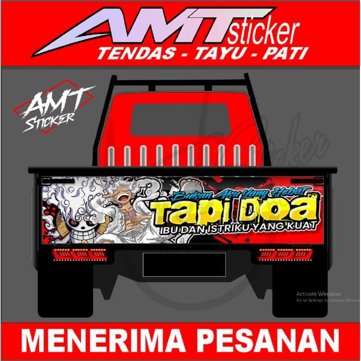 Stiker Variasi Full Decal Bak Belakang Pick Up L300
