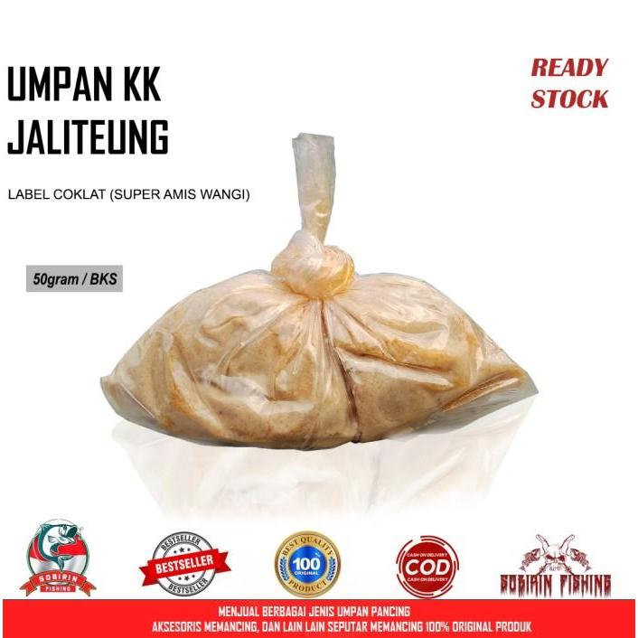 Umpan Kk Coklat Jaliteung Bandung - Umpan Ikan Mas Siap Pakai #Gratisongkir