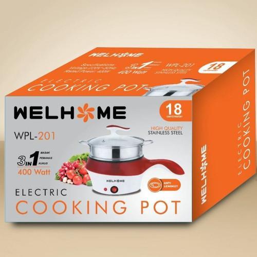 Panci Listrik Multifungsi Serbaguna 1.5L Electric Cooking Pot