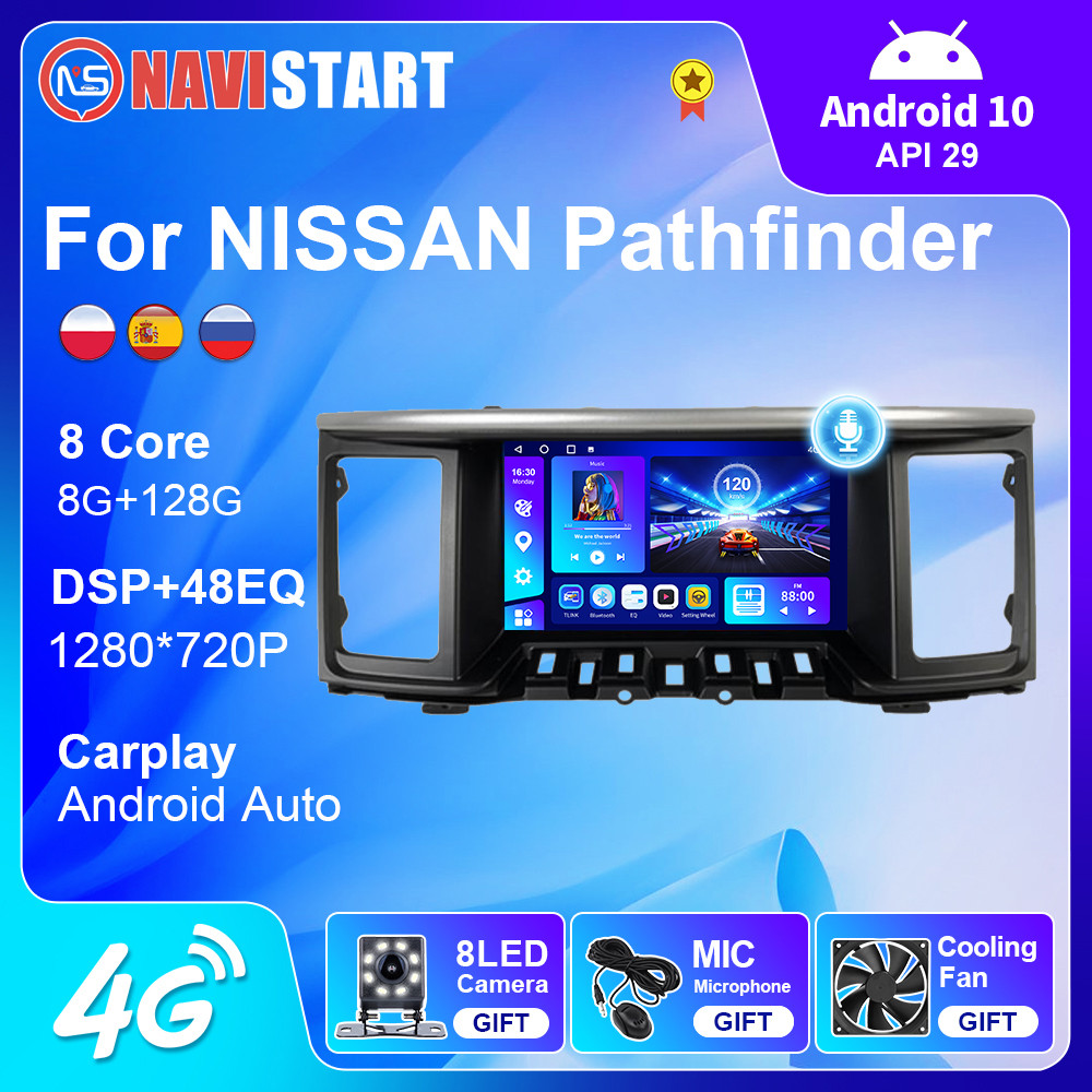NAVISTART Android 10 Autoradio Car Radio For NISSAN Pathfinder