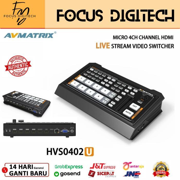 Avmatrix Hvs0402U Switcher 4Ch Hdmi Multiview
