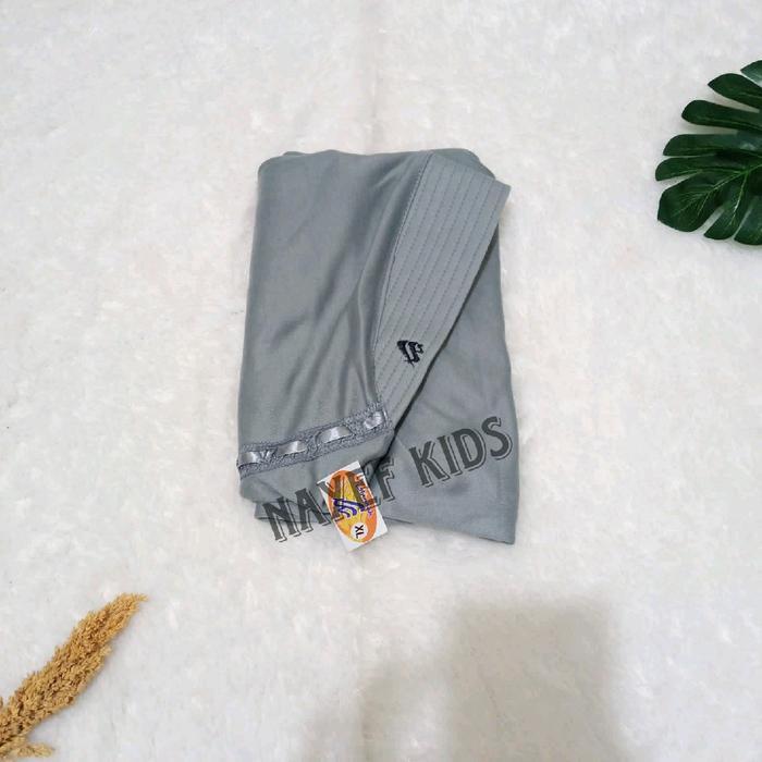 ASLI Kerudung Anak Sekolah Pita Samping Jilbab Tuju Warna Hijab Tren Instan Serut Katun Rabbani KW