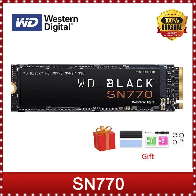 Western Digital WD Black SN770 NVMe SSD 2TB 1TB 500GB 250GB Internal