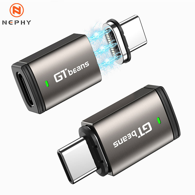 100W USB C To Type C Magnetic Adapter for Mackbook Pro Samsung Fast Charge Usb Type C Magnet