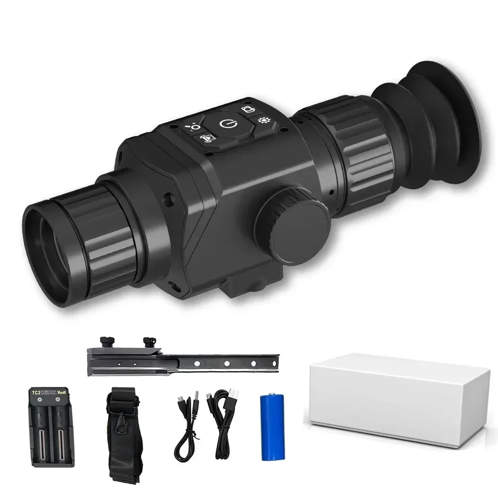 Infrared Thermal Scope Monocular 384X288 50 Hz 35 mm Lens Scope with Rail Mount 6 Imaging Modes
