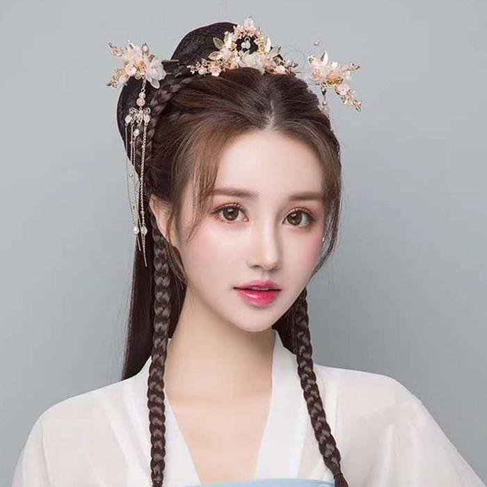 Hairpiece Tusuk Konde Tradisional Pengantin Cina Sangjit Wedding Bride